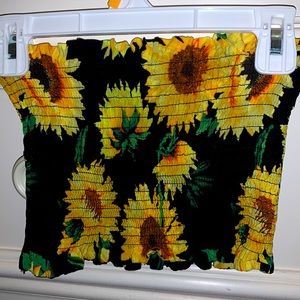 sunflower tube top